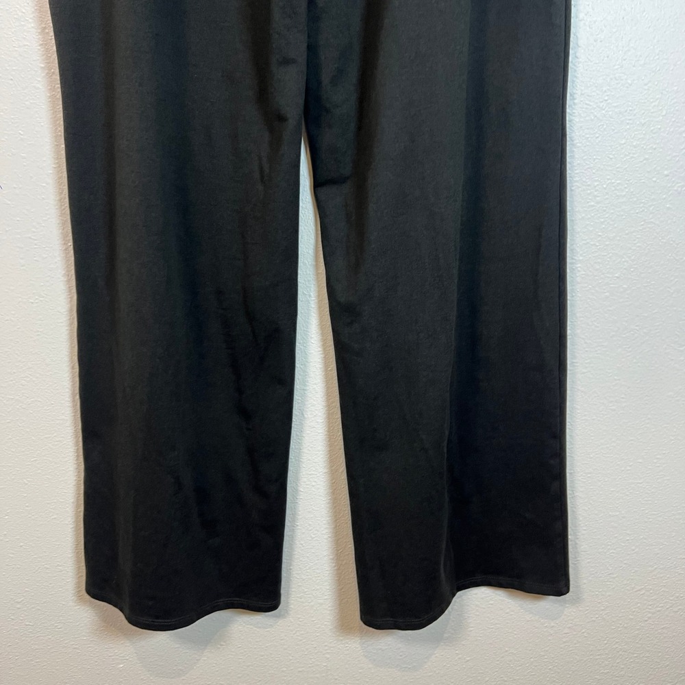Vuori Womens Halo Essential Wide Leg Pants Black Size M Elastic Waist Drawstring - Picture 11 of 11